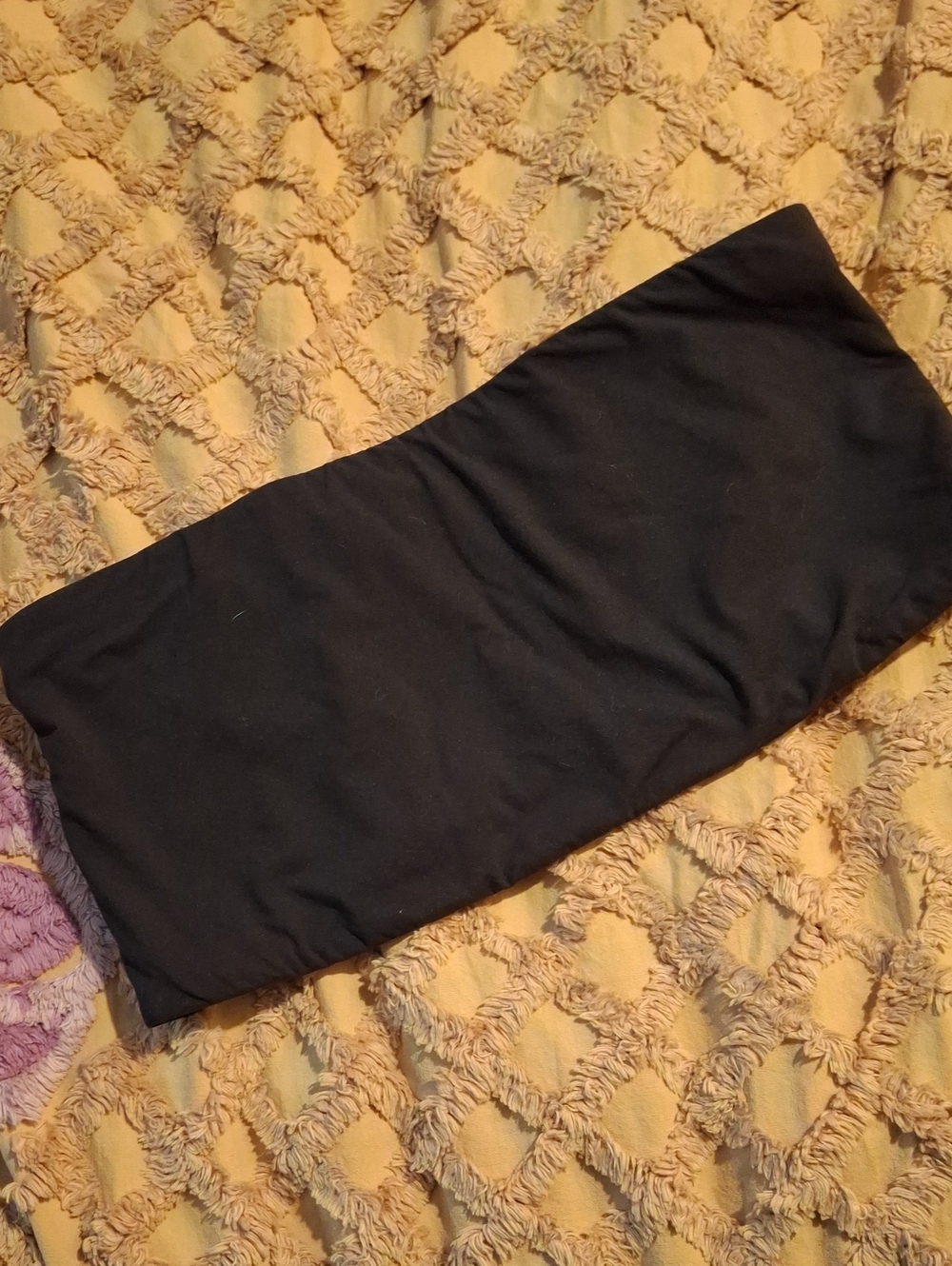 Skims Black Stretch Bandeau LARGE Preloved